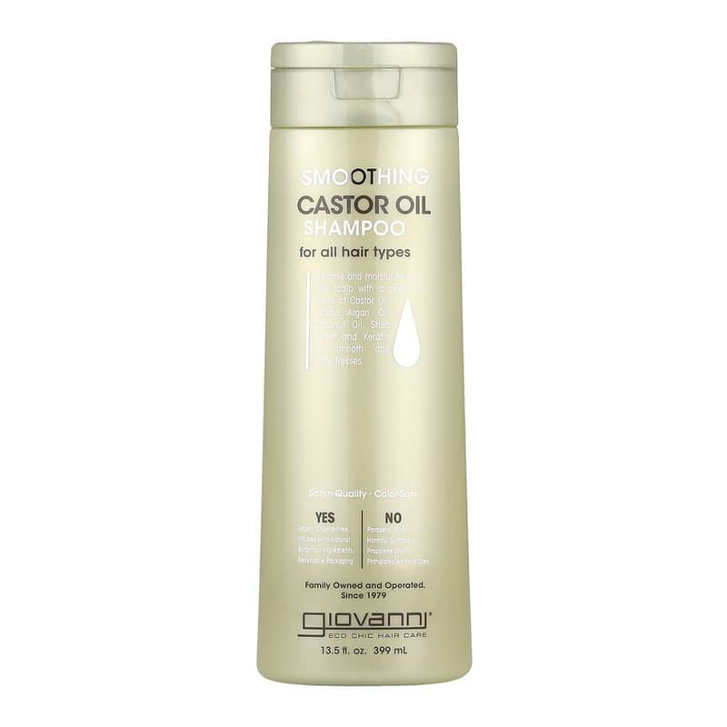 Smoothing Castor Oil Shampoo, For All Hair Types