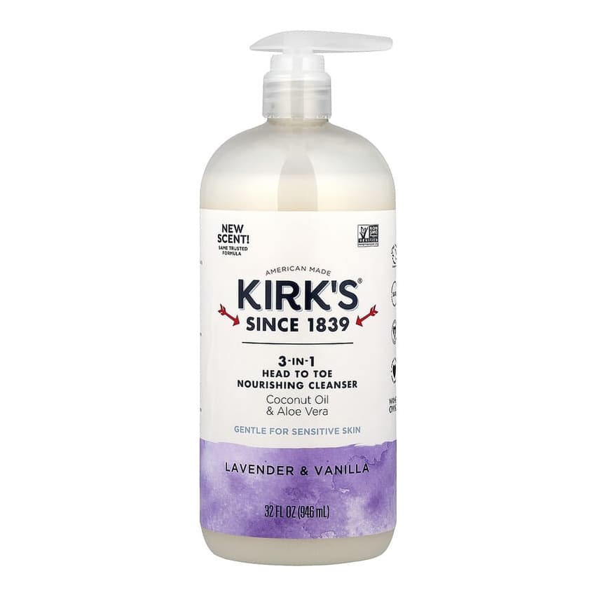 3-In-1 Head To Toe Nourishing Cleanser, Lavender & Vanilla