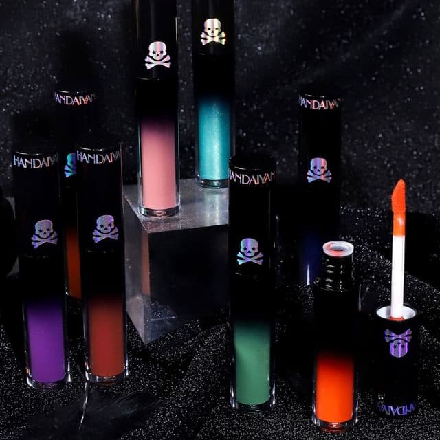 Gothic Style Matte Liquid Lipstick, #05#