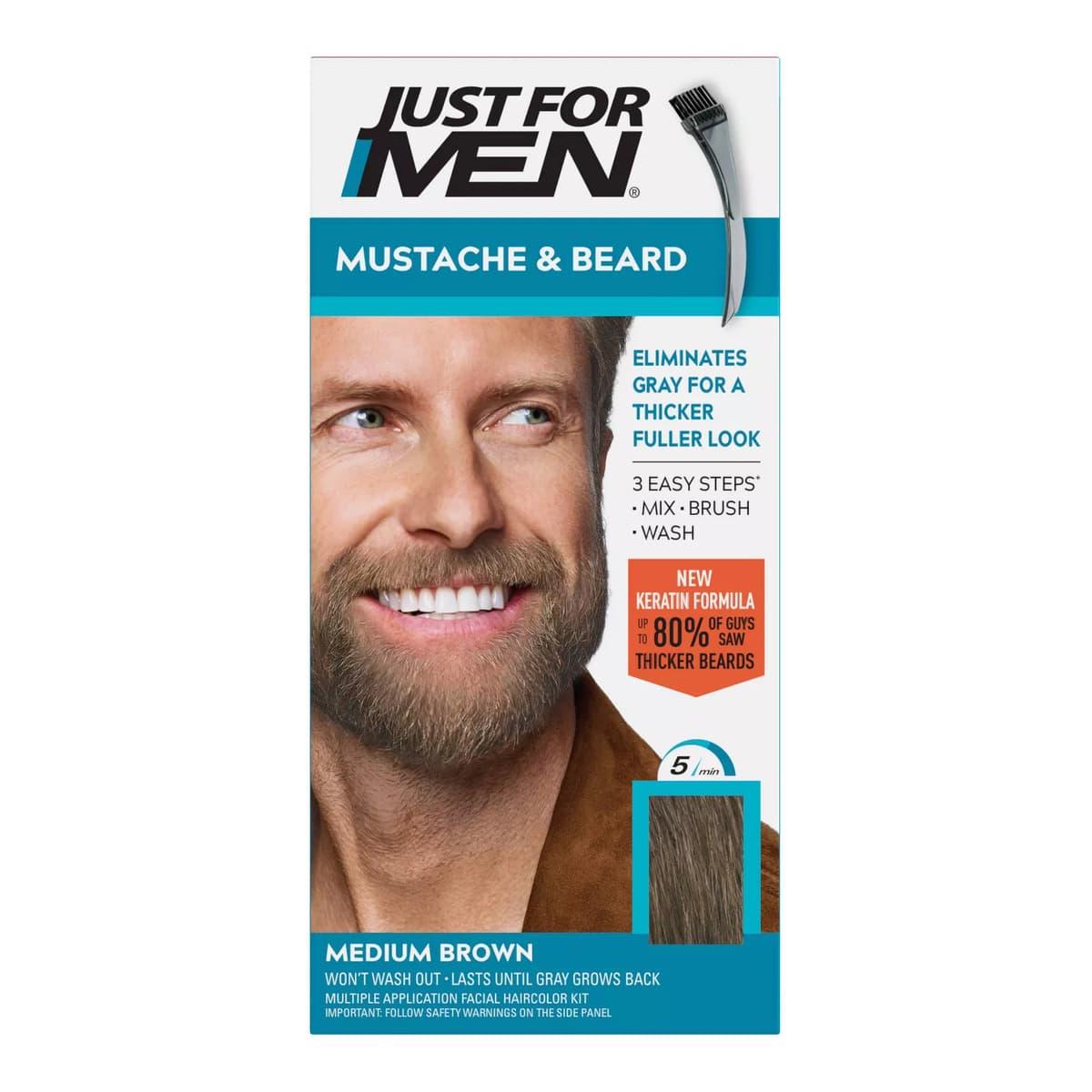Mustache & Beard Medium Brown M-35