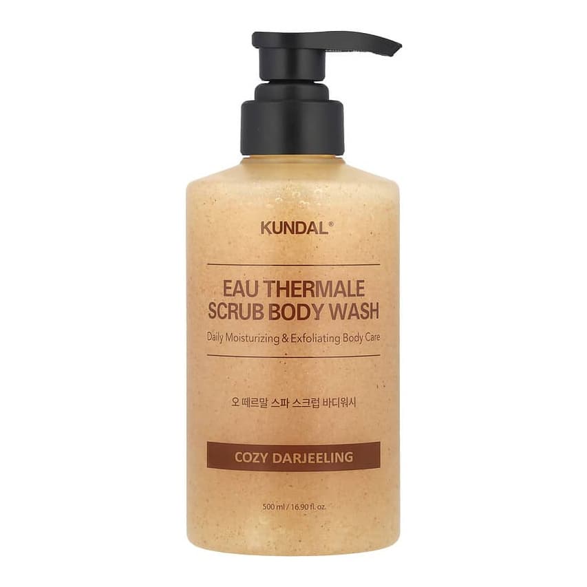 EAU Thermale Scrub Body Wash, Cozy Darjeeling