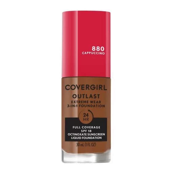 Outlast Extreme Wear 3-in-1 Foundation with SPF 18 - 880 Cappuccino
