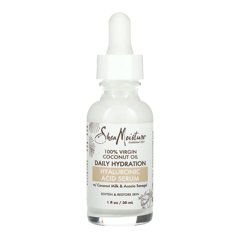 100% Virgin Coconut Oil, Daily Hydration Hyaluronic Acid Serum