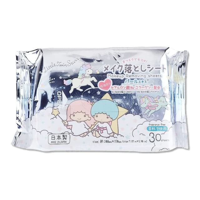 Sanrio Little Twin Stars Makeup Removing Sheets