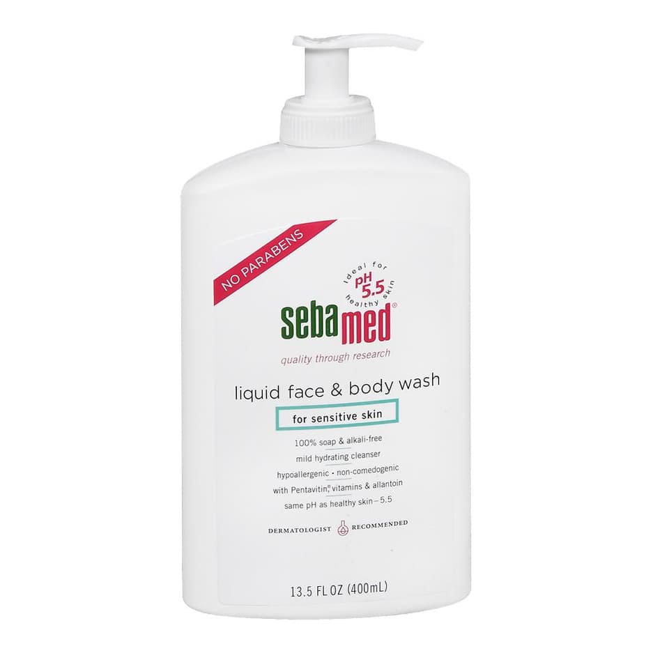 Liquid Face & Body Wash for Sensitive Skin