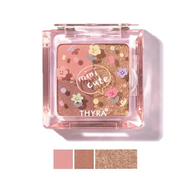 Mini Cute 3 Color Eyeshadow, #E09 Citrus