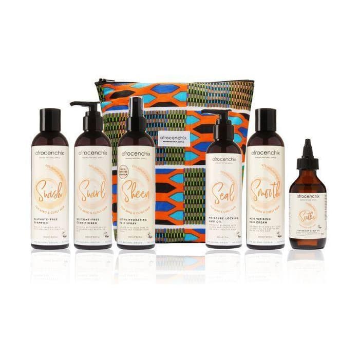 The Wash Day Set with African Print Bag