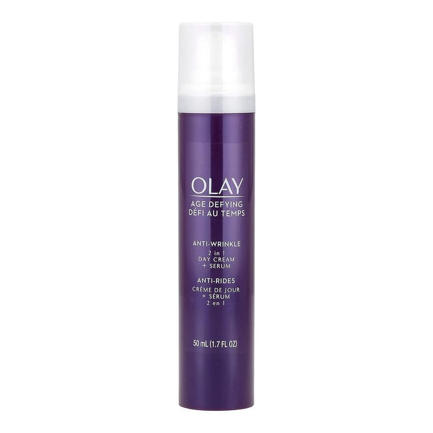 Age Defying, Anti-Wrinkle, 2 in 1 Day Cream + Serum
