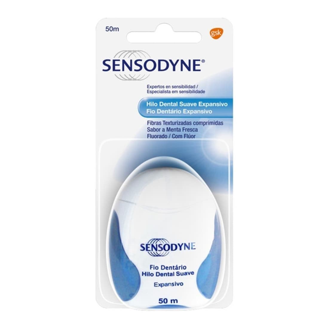 Smooth Expansive Dental Floss Fresh Mint 50m (54.6 yd)