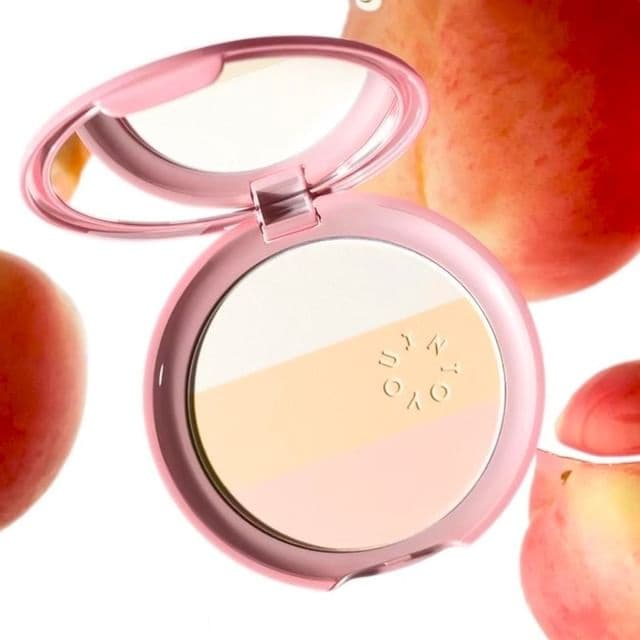 Three Colors Finishing Powder, #NP01 Nude Peach