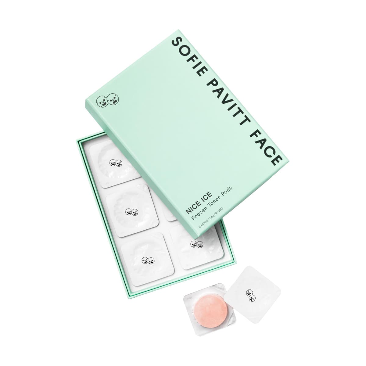 Nice Ice Frozen Toner Pods with Niacinamide to Depuff and Soothe