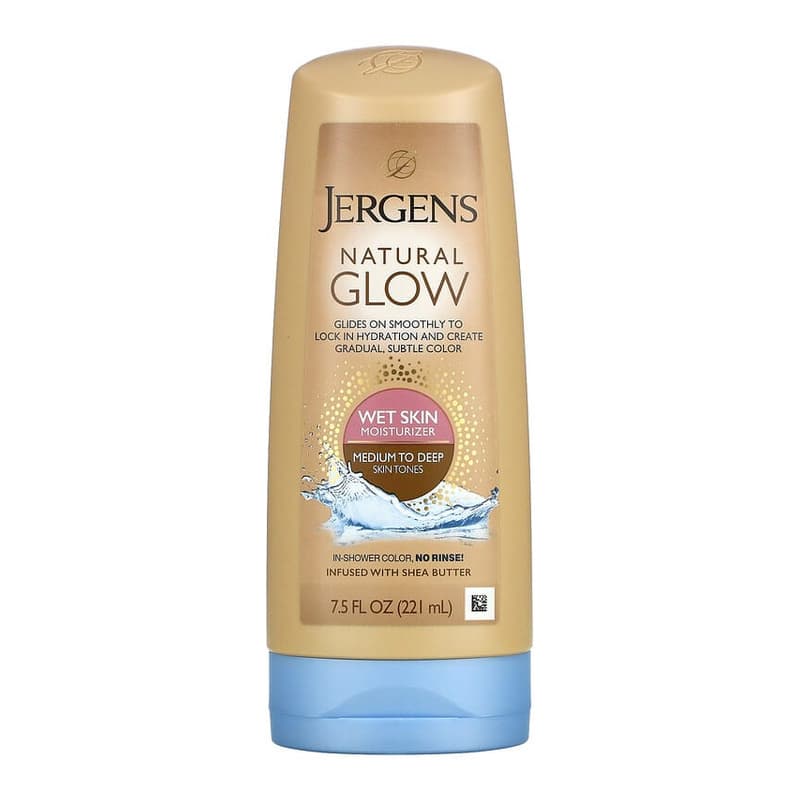 Natural Glow, Wet Skin Moisturizer, Medium to Deep