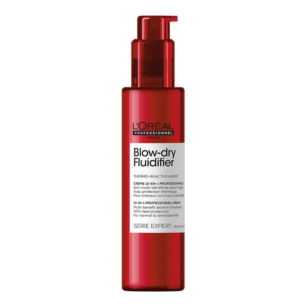 Serie Expert Blow-Dry Fluidifier Multi-Benefit Blow Dry Cream with Heat Protection