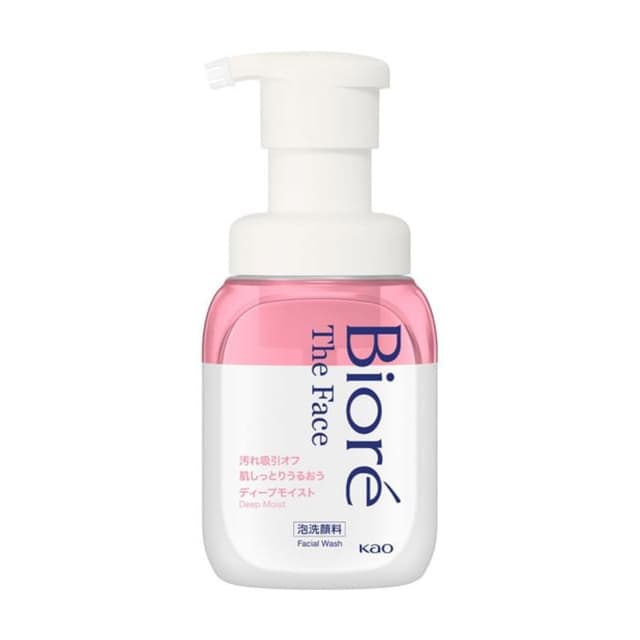 Biore The Face Foam Facial Cleanser Deep Moist