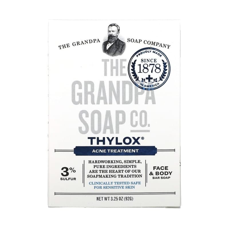 Face & Body Bar Soap, Thylox Acne Treatment