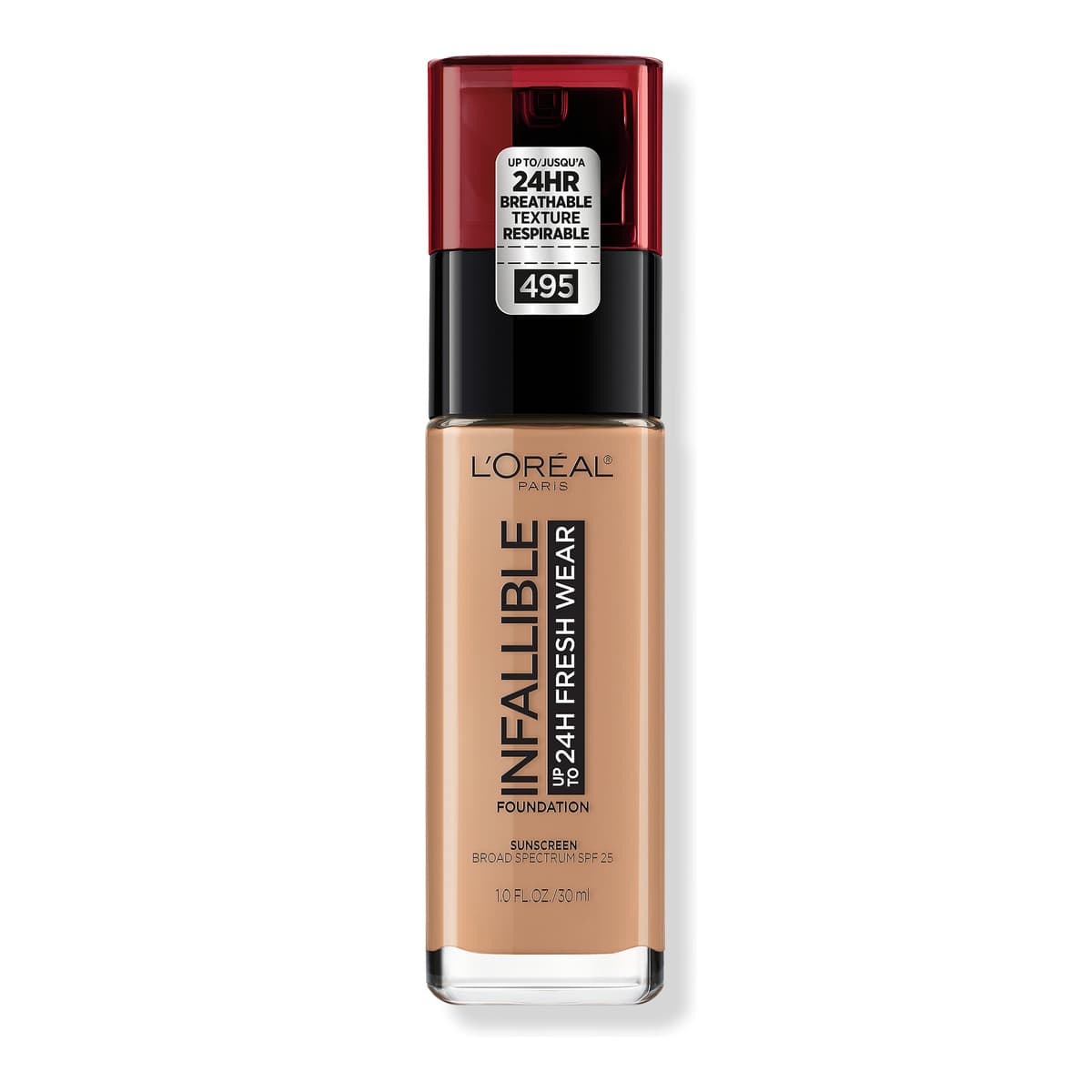 Infallible Up to 32 Hour Fresh Wear Foundation, #495 Amber