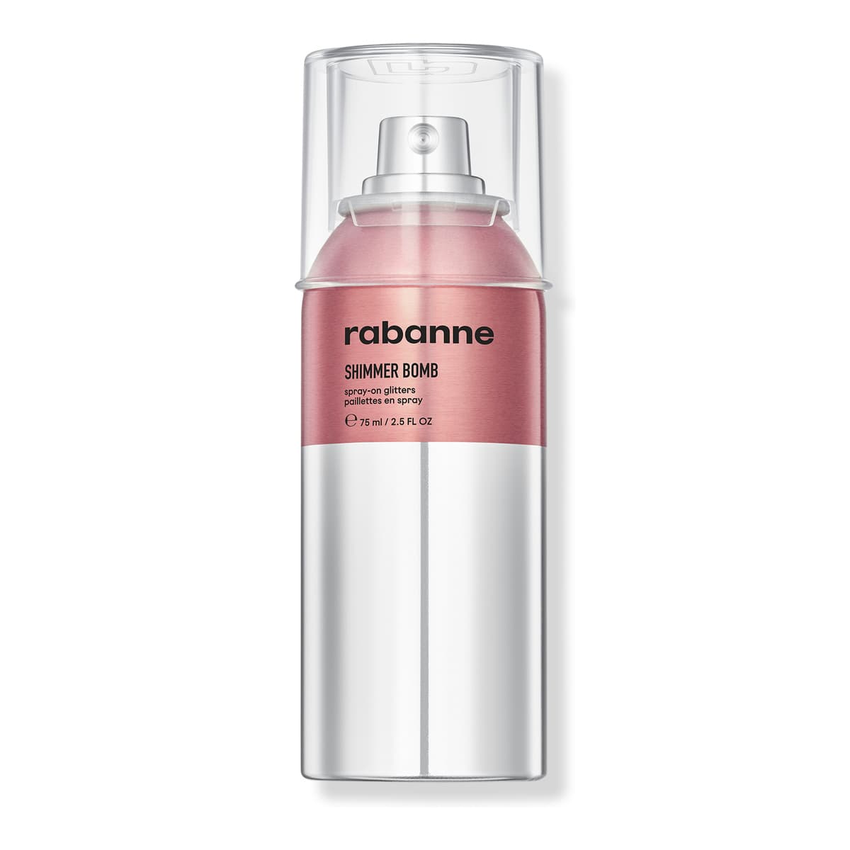 Shimmer Bomb Face and Body Glitter Spray, Rose Dore