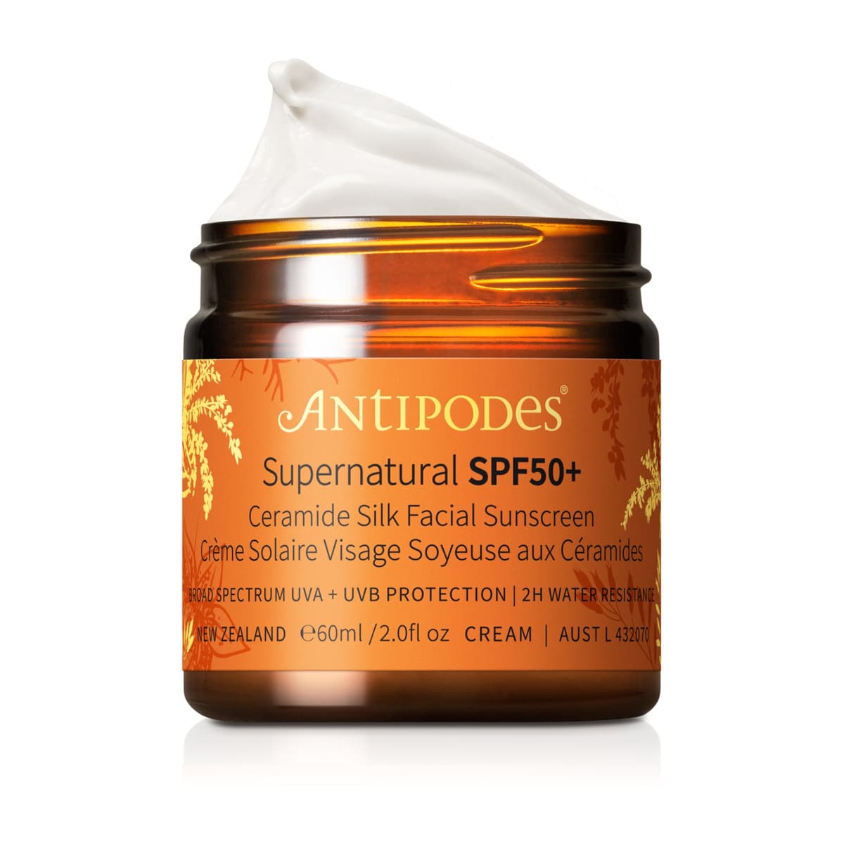 Supernatural SPF50+ Ceramide Silk Facial Sunscreen