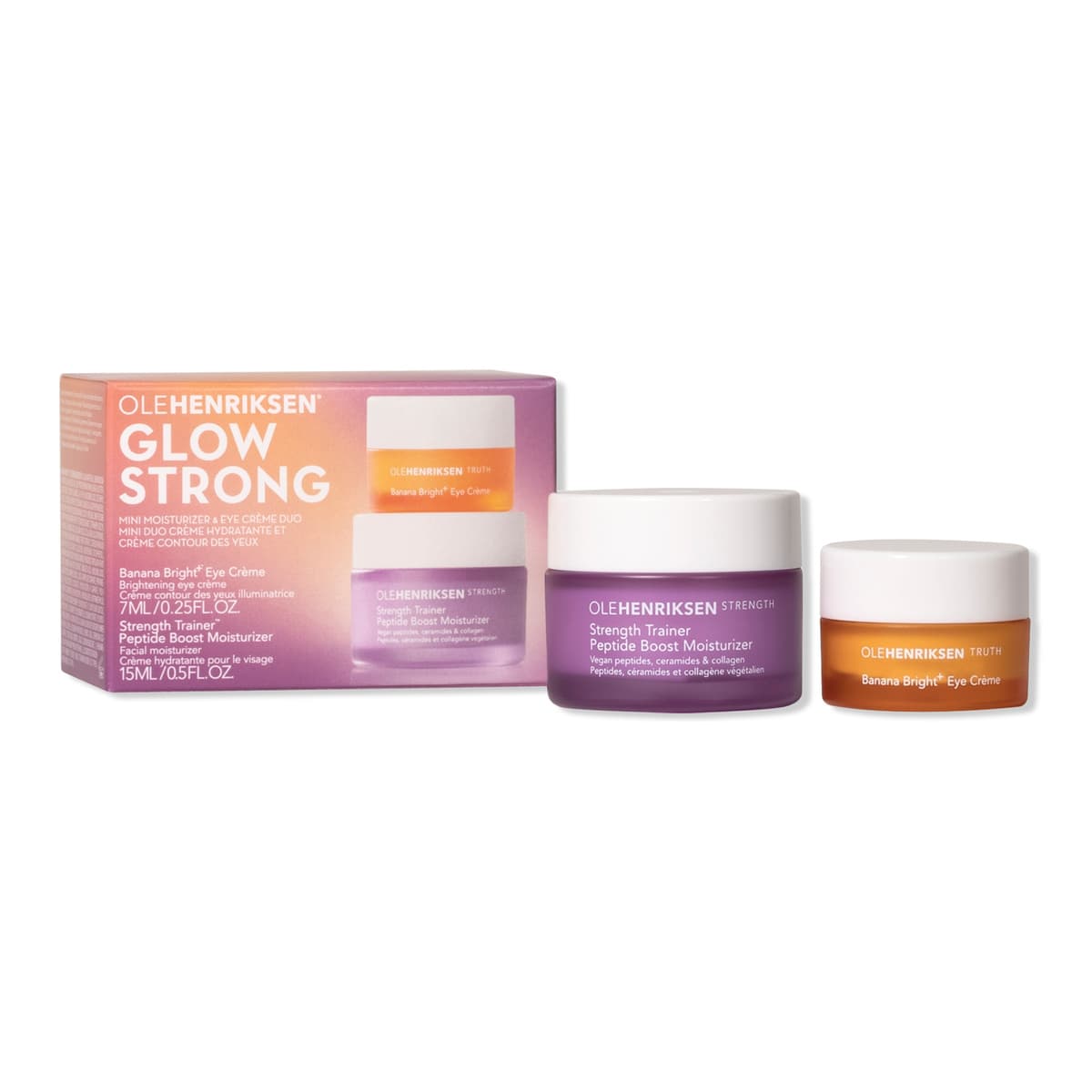 Glow Strong Mini Moisturizer + Eye Cream Duo
