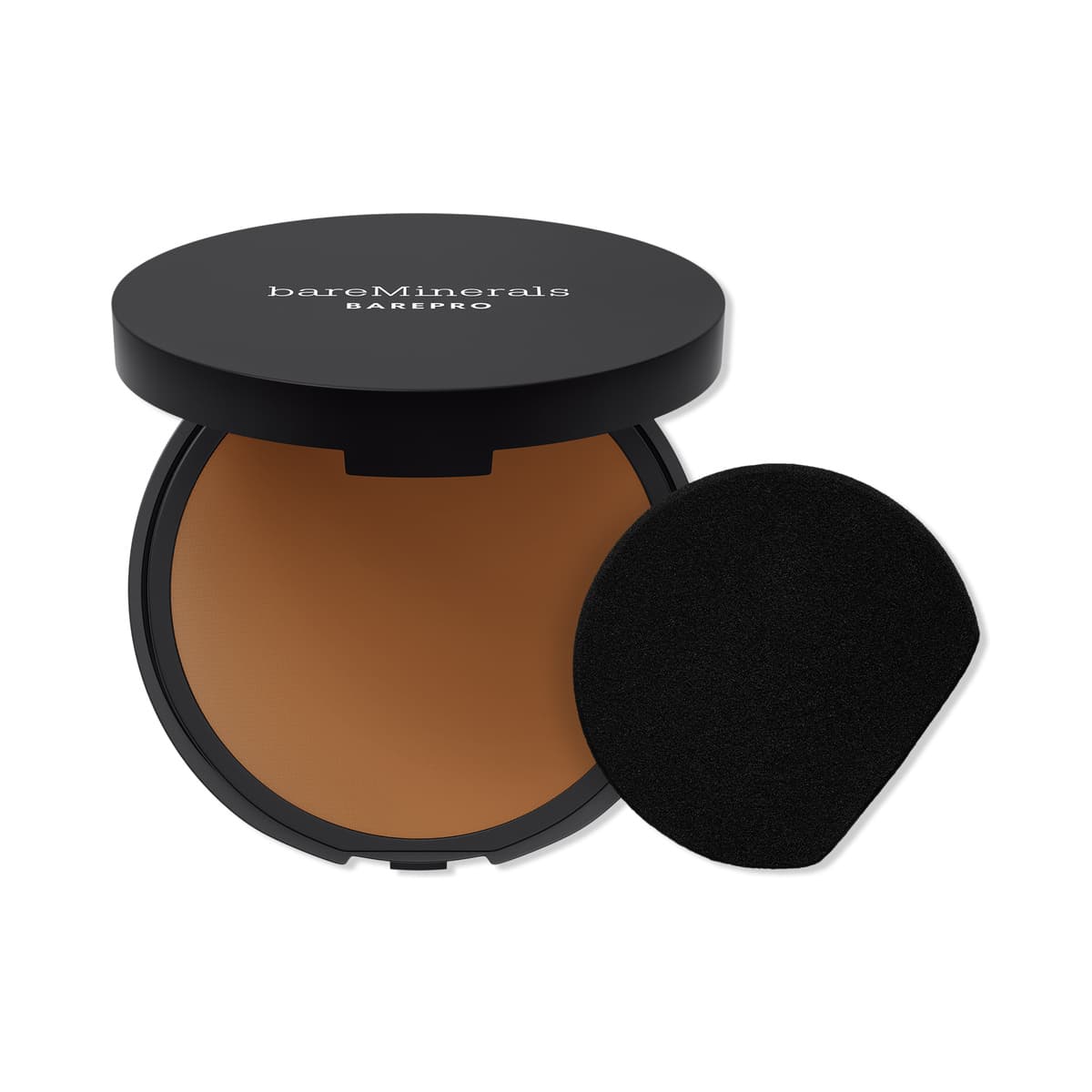 BAREPRO 24HR Skin Perfecting Talc-Free Matte Powder Foundation, Deep 55 Cool