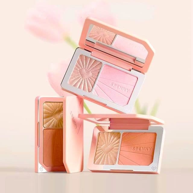 Duo Blusher 2 Colors, #S02 Ordinary