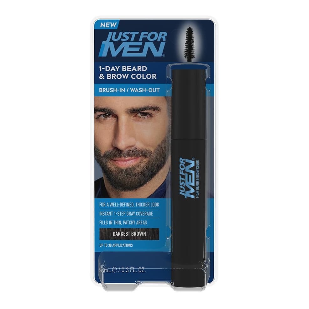 1-Day Beard & Brow Color, Darkest Brown