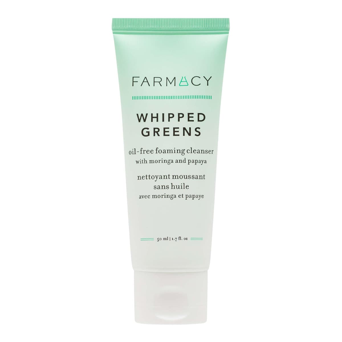 Whipped Greens Oil-Free Foaming Cleanser with Moringa and Papaya