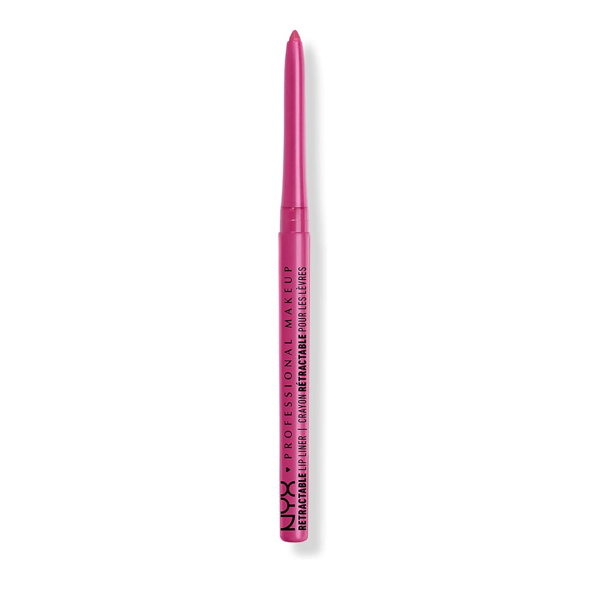 Retractable Long-Lasting Mechanical Lip Liner, Hot Pink