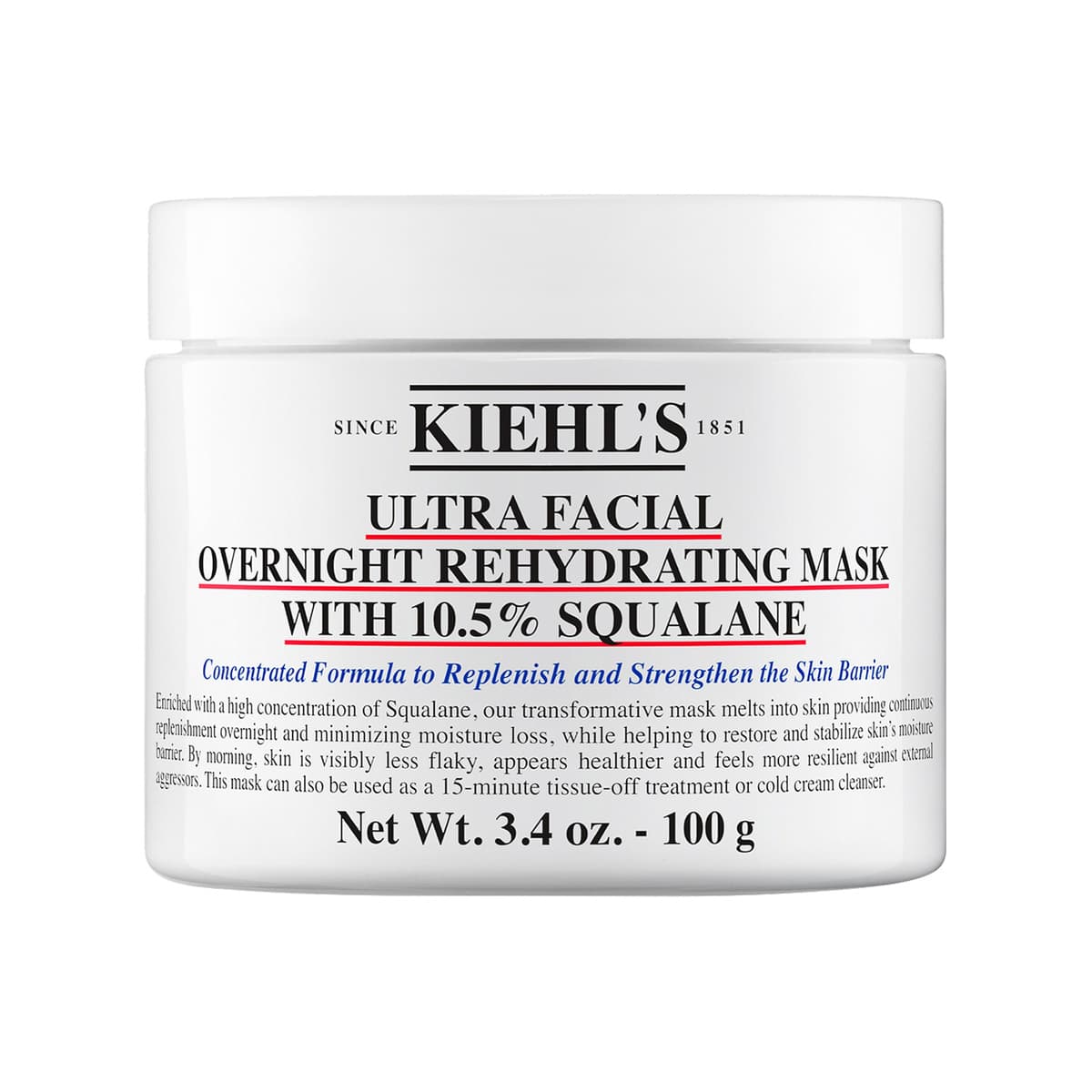 Ultra Facial Overnight Hydrating Face Mask with 10.5% Squalane