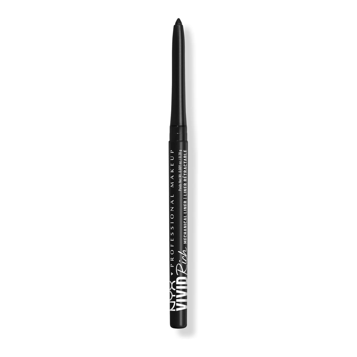 Retractable Vivid Rich Mechanical Eyeliner Pencil, Always Onyx