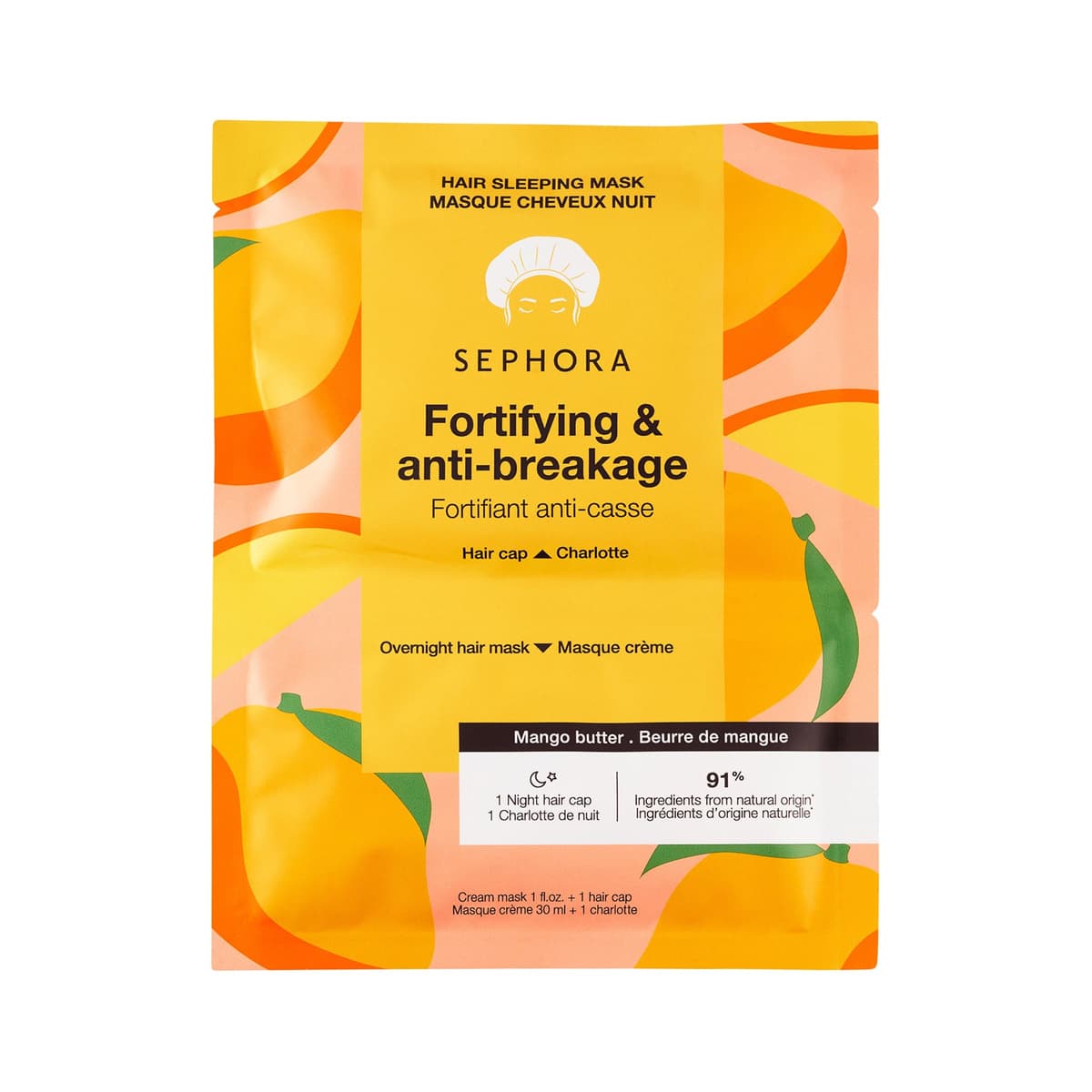 Nourishing Hair Sleeping Mask in Coconut + Mango, Mango