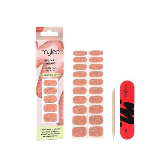 Gel Nail Wraps Candy Floss x20 Wraps