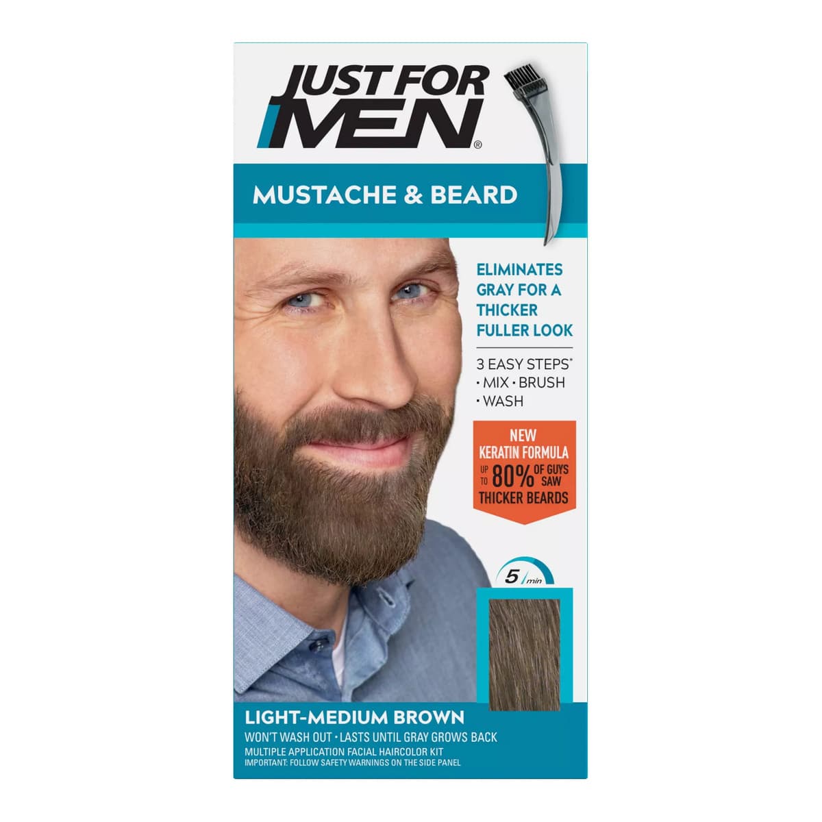 Mustache & Beard Light-Medium Brown M-31