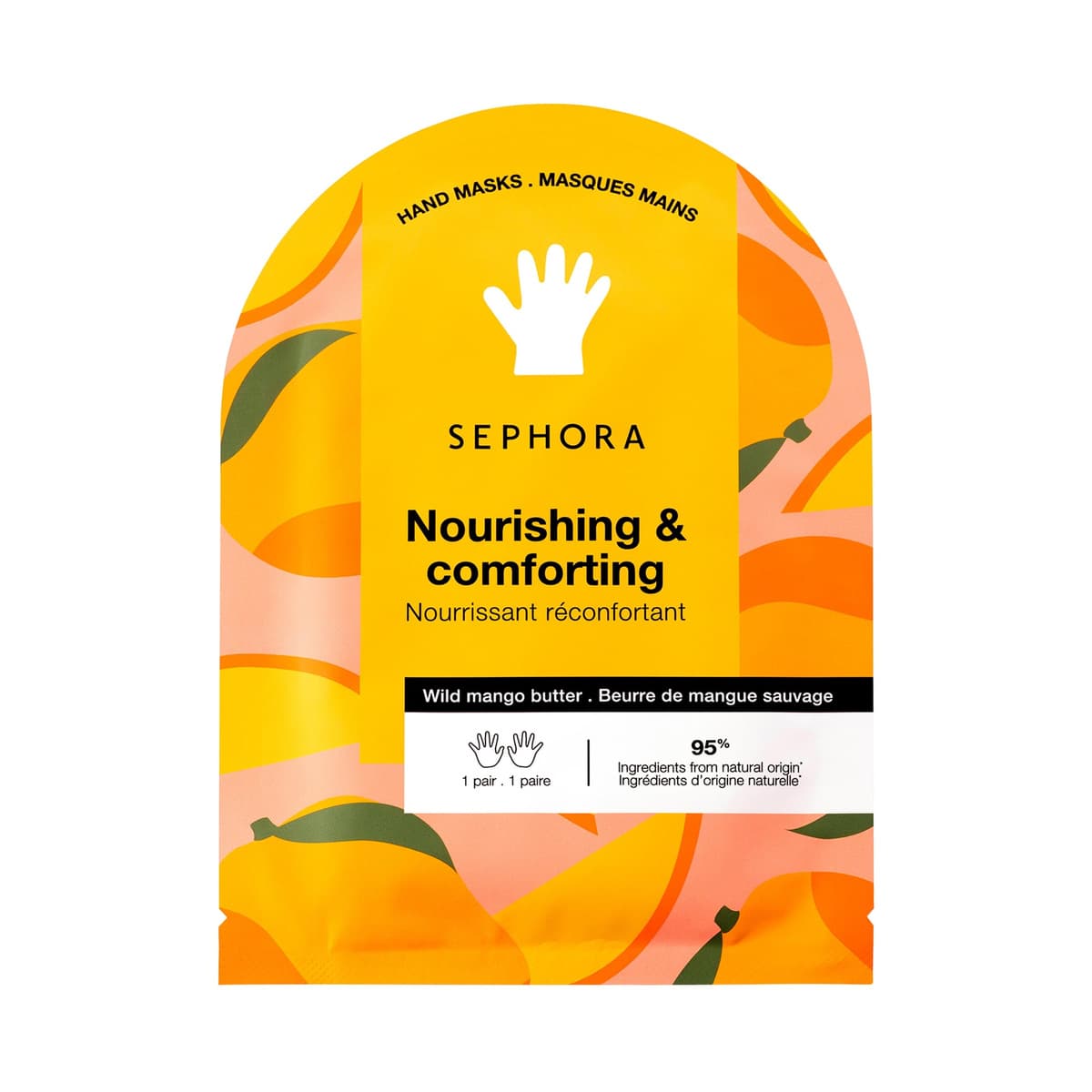 Hydrating Hand Mask in Coconut + Mango, Mango