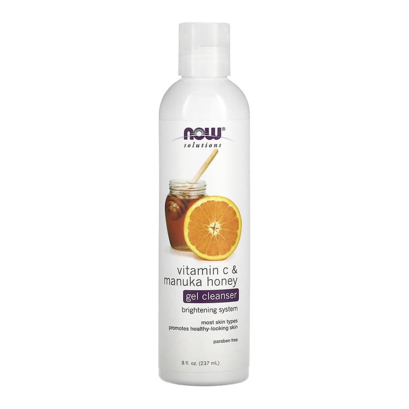 Solutions, Gel Cleanser, Vitamin C & Manuka Honey