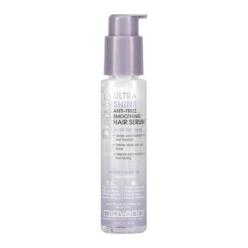 2Chic, Ulra Shine Anti-Frizz Smoothing Hair Serum, Tsubaki +White Tea