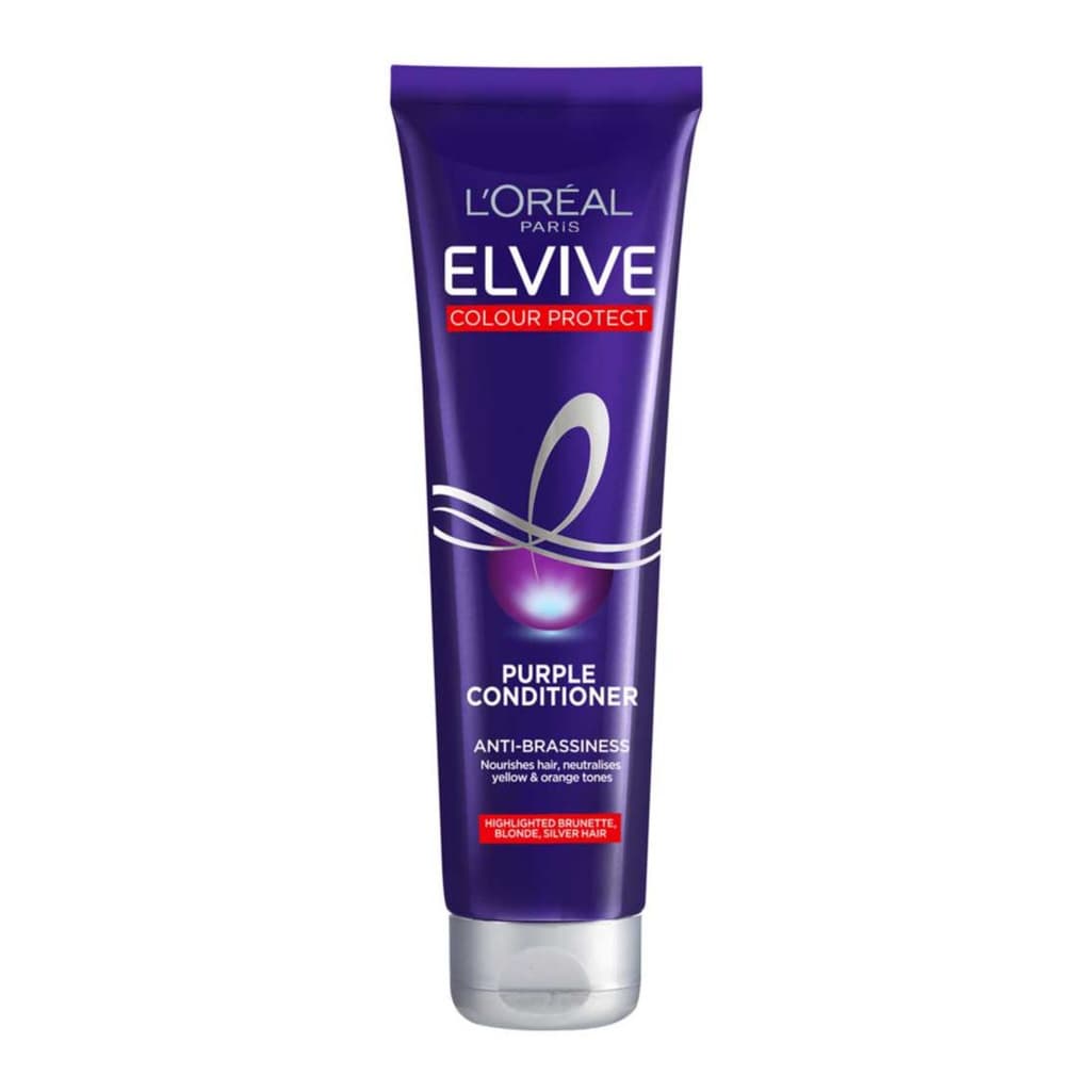 Paris Elvive Colour Protect Anti-Brassiness Purple Conditioner for Coloured or Highlighted Hair