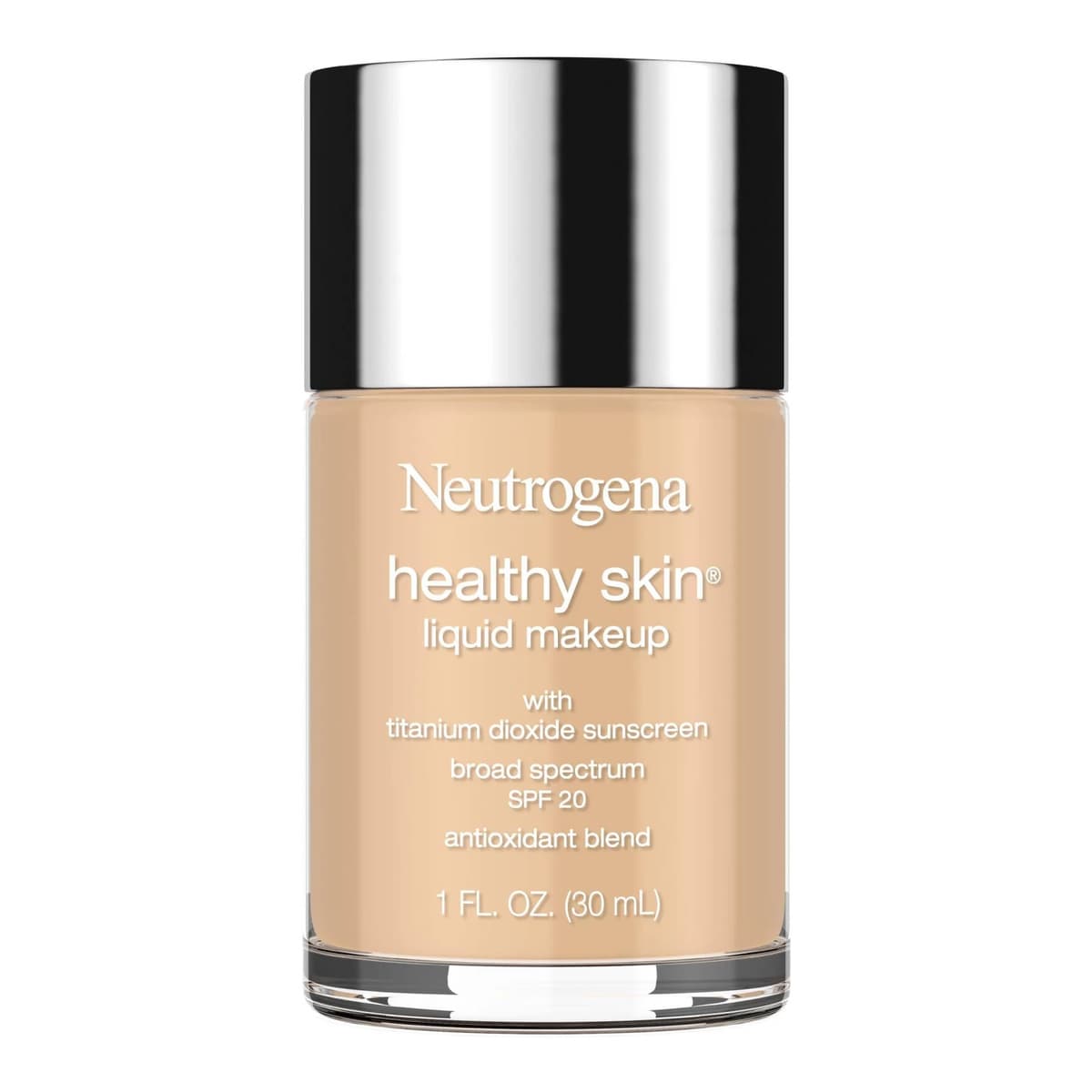 Healthy Skin Liquid Makeup Foundation, Lightweight & Flawless Coverage with Broad Spectrum SPF 20 Sunscreen, honey