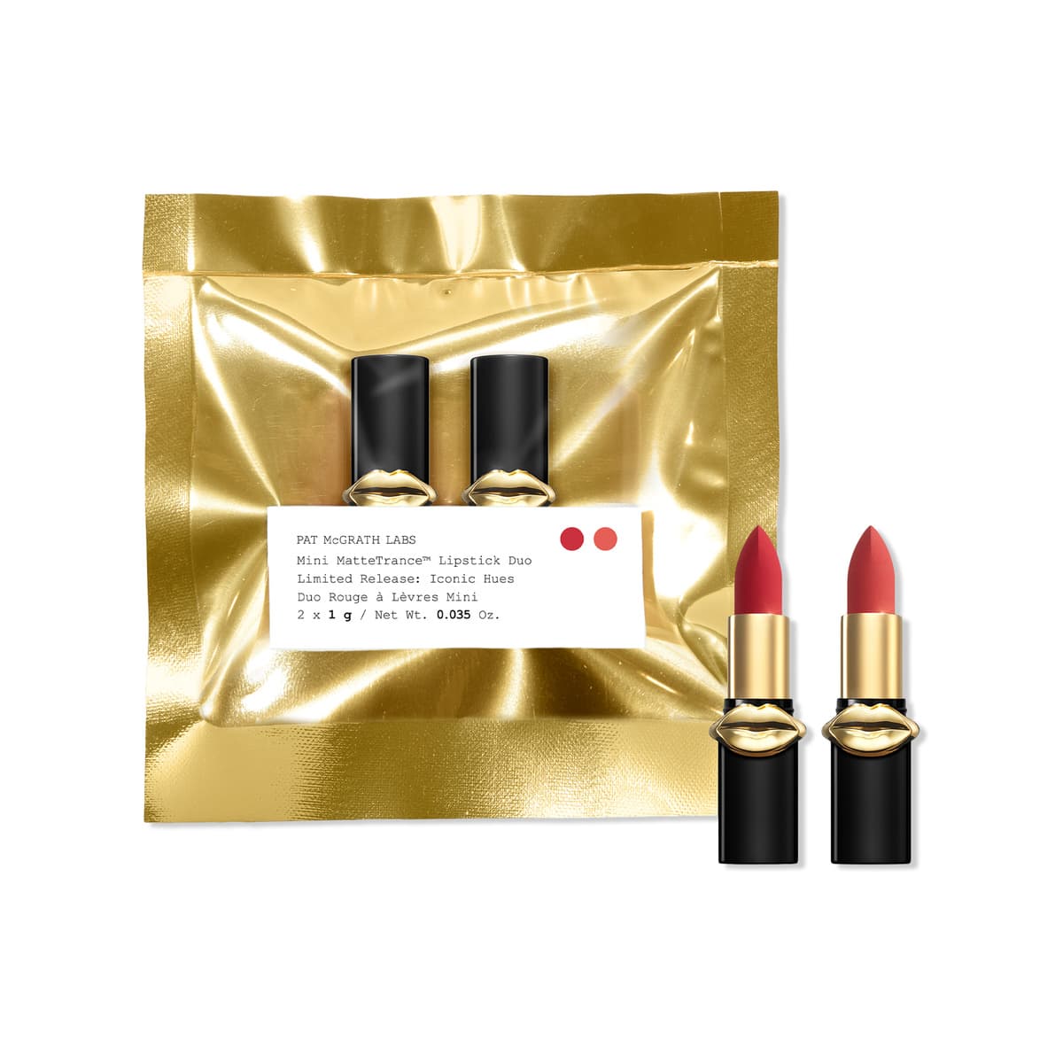 Mini MatteTrance Lipstick Duo: Iconic Hues