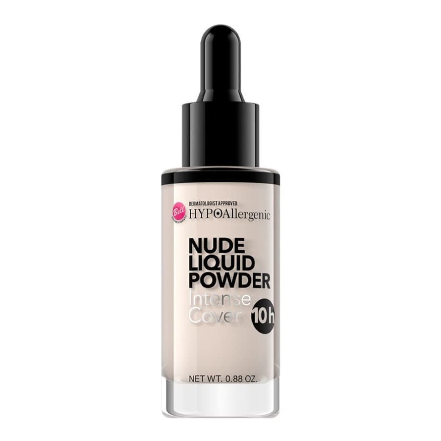 HYPOAllergenic Nude Liquid Powder Intense Cover 10h 01 Porcelain