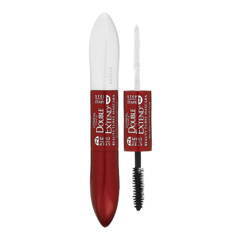 Double Extend Beauty Tubes Mascara, 575 Blackest Black