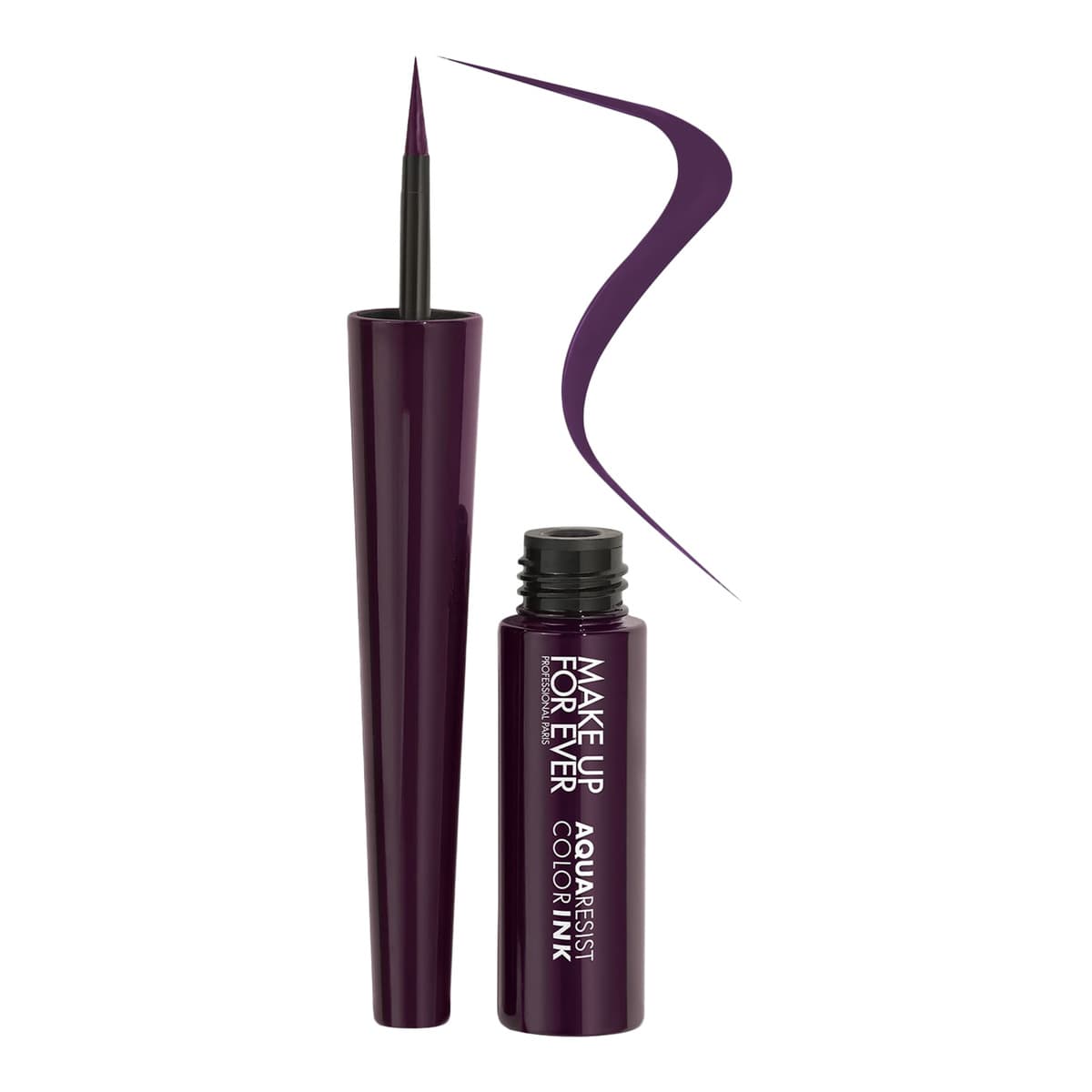 Aqua Resist Color Ink 24HR Waterproof Liquid Eyeliner, #4 Matte Plum