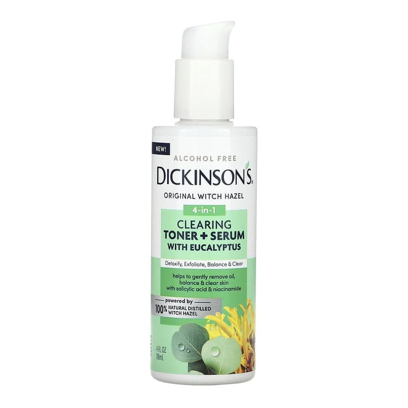 Original Witch Hazel, 4-in-1 Clearing Toner + Serum with Eucalyptus