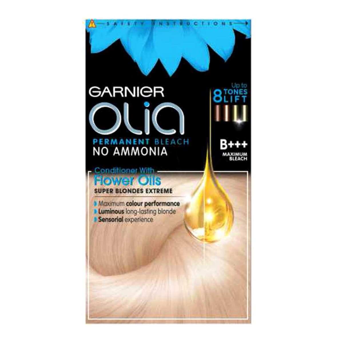 Olia B+++ Maximum Bleach Blonde No Ammonia Hair Dye