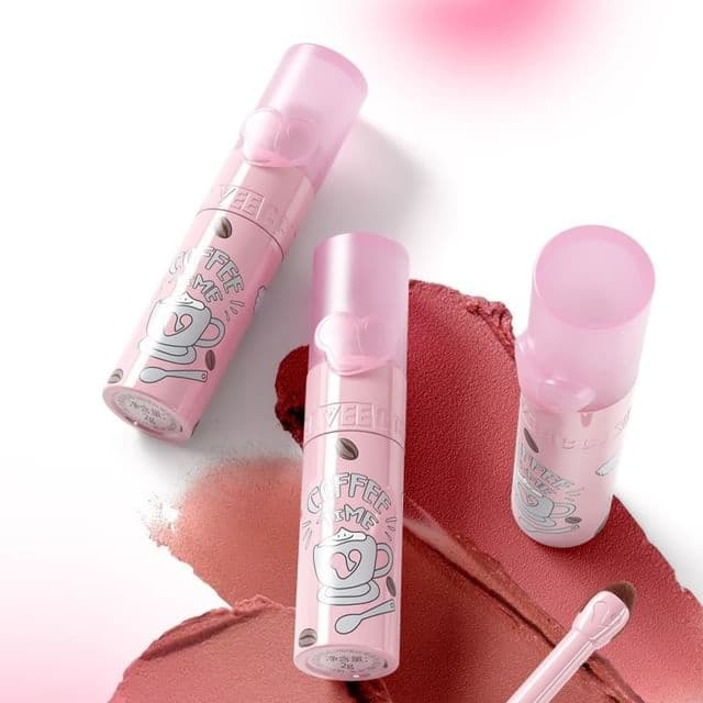 Coffee Cloud Series Soft Matte Lip Mud, K06# Red Wine American