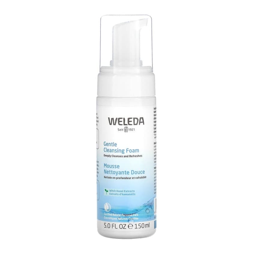 Gentle Cleansing Foam, Witch Hazel Extracts