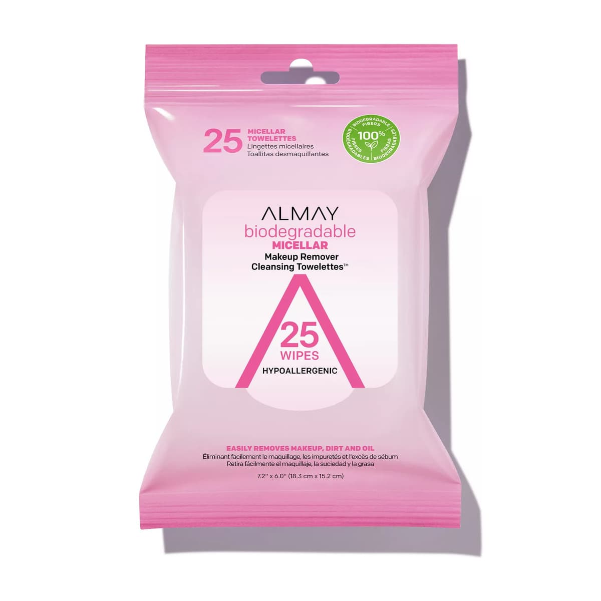 Biodegradable Micellar Makeup Remover Cleansing Towelettes