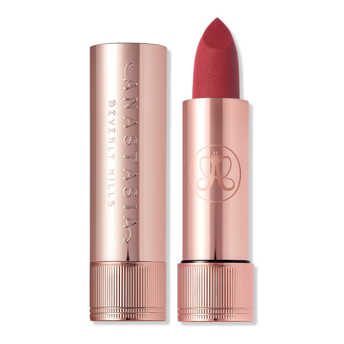 Long-Wearing Matte & Satin Velvet Lipstick, Sugar Plum