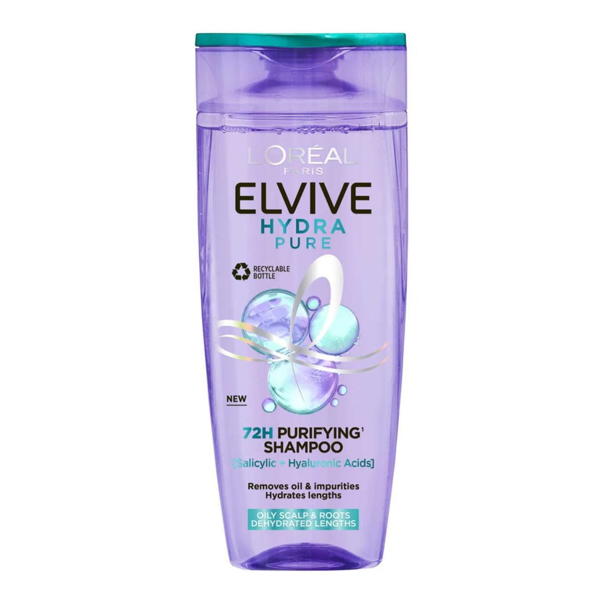 L’Oréal Paris Elvive Hydra Pure 72h Purifying Shampoo for Oily Scalp & Dehydrated Lengths