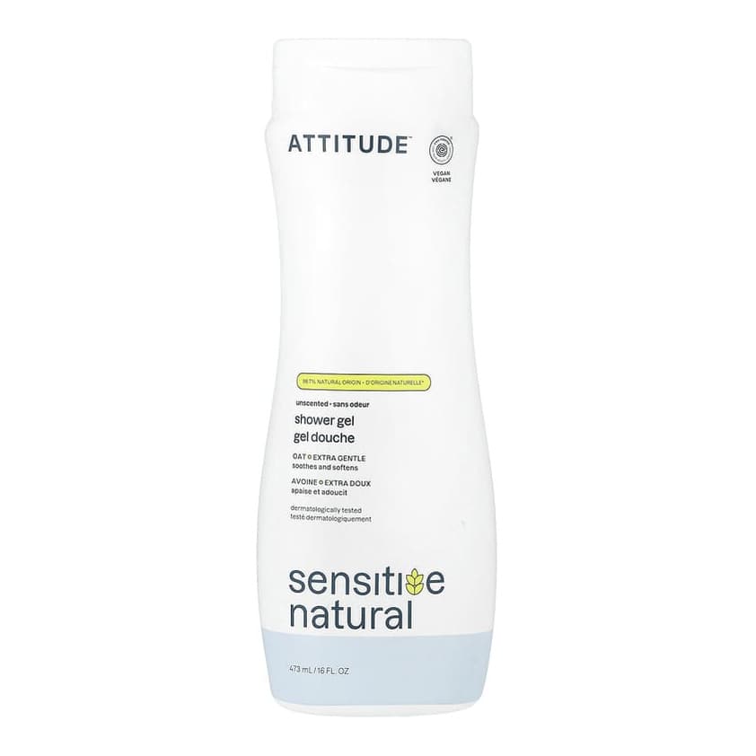 Sensitive Natural, Shower Gel, Unscented